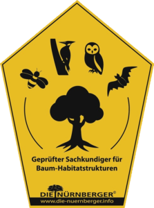 Logo Geprüfter Sachkundiger für Baum-Habitatstrukturen